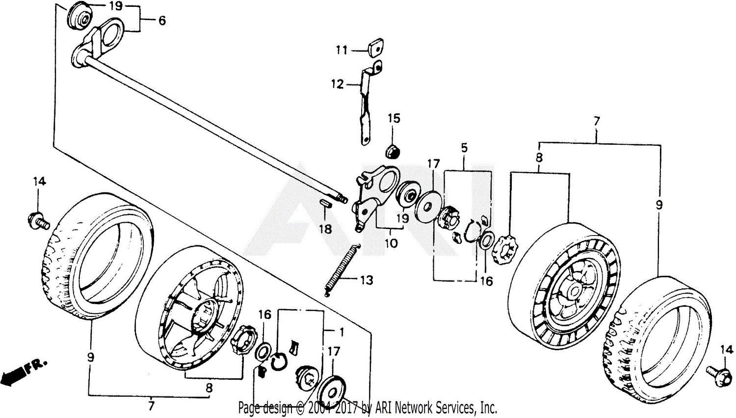 Honda HRA214 SXA LAWN MOWER, JPN, VIN# HRA214-1000001 ...