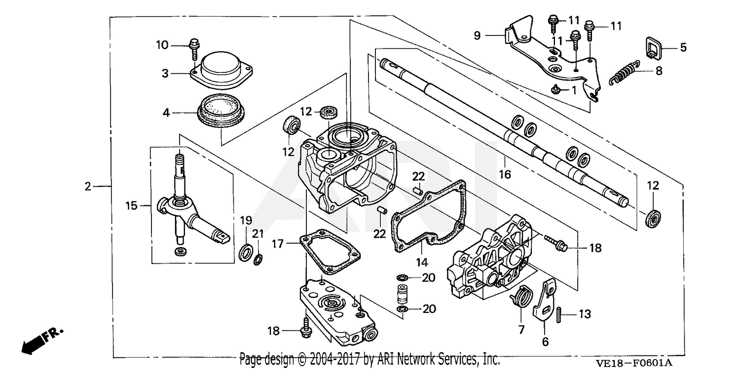 Honda HRB215K4 HXA LAWN MOWER, USA, VIN# MZBA-6400001 TO MZBA-6427366 ...