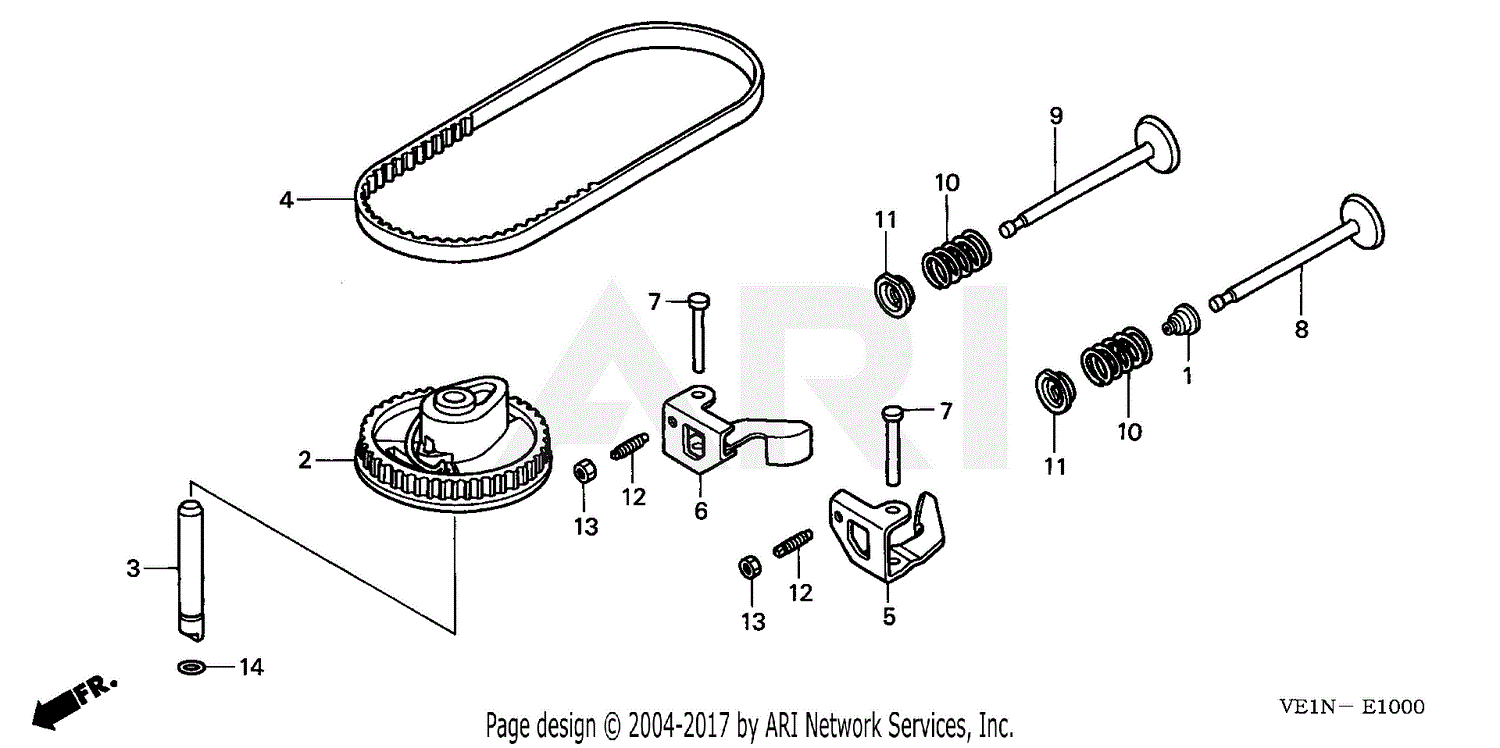 Honda Hrb217 Hxa Lawn Mower, Usa, Vin# Maea-1000001 Parts Diagram For 