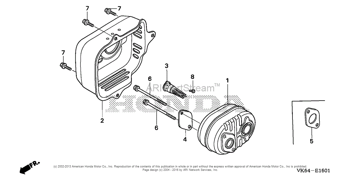 Honda HRC216K3 PDA LAWN MOWER, USA, VIN# MAJA-1010001 Parts Diagram for ...