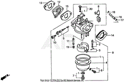 Honda HRM195 PA LAWN MOWER, USA, VIN# GJAB-6000001 Parts Diagrams