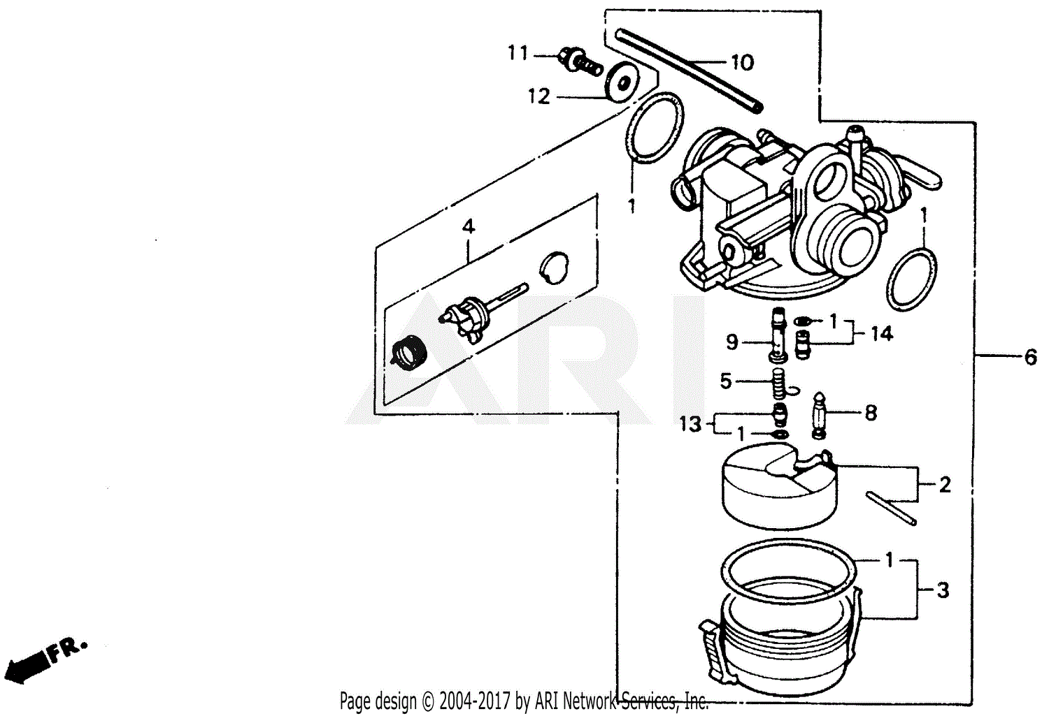 Honda HRM21 SVA LAWN MOWER, USA, VIN MZAV6000001 TO MZAV9999999