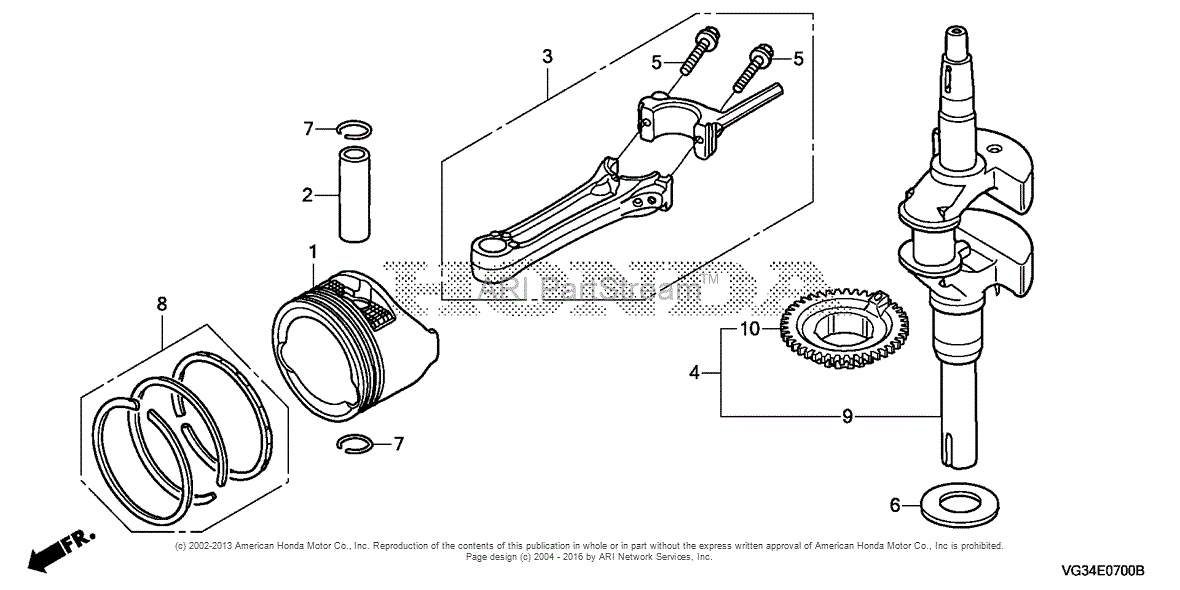 Honda Hrs216k4 Sdaa Lawn Mower, Usa, Vin# Mzbz-6400001 Parts Diagram 