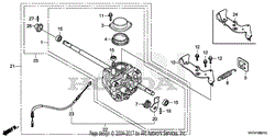 honda hrx217 front wheel assembly