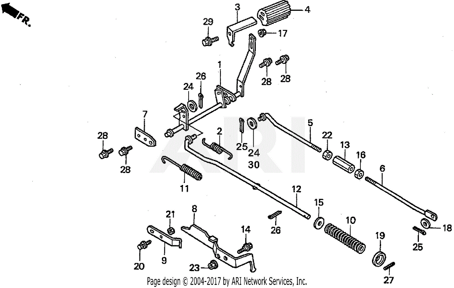 Honda H2113 HDA LAWN TRACTOR, USA, VIN# MZBF-6200001 Parts Diagram for ...