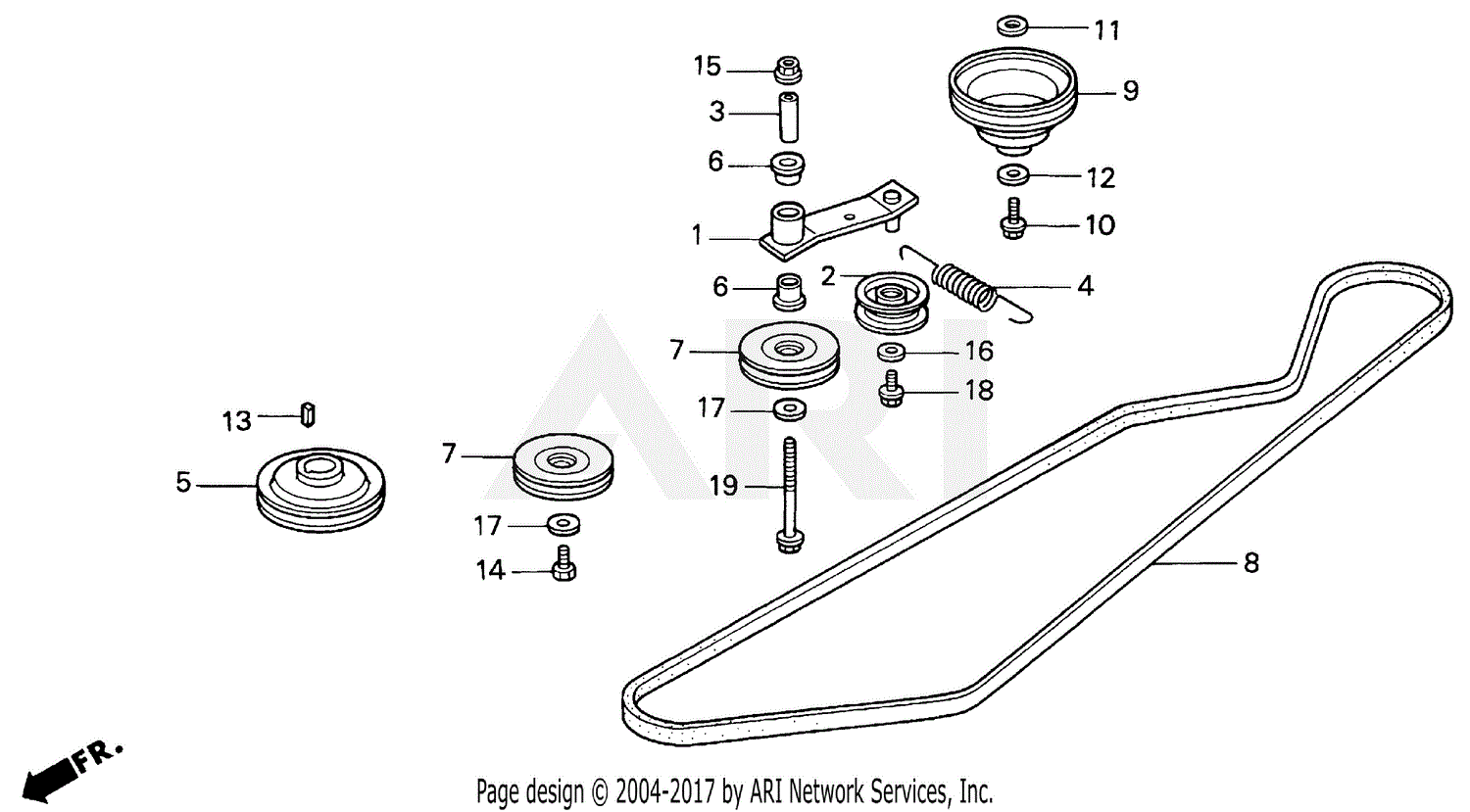 Honda lawn deals mower drive belt