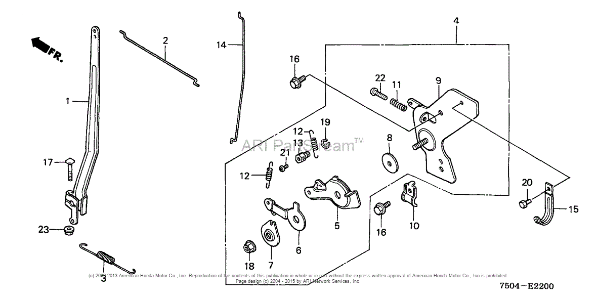 Honda Ht3810 Sa Lawn Tractor, Jpn, Vin# Ht3810-5000034 To Ht3810 