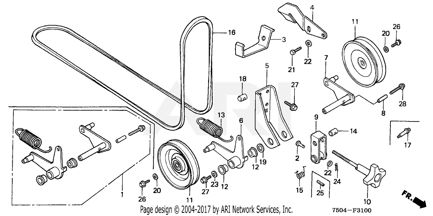 Honda HT3810K1 SA LAWN TRACTOR, JPN, VIN# HT3810-5100001 ... wire diagram honda 3813 