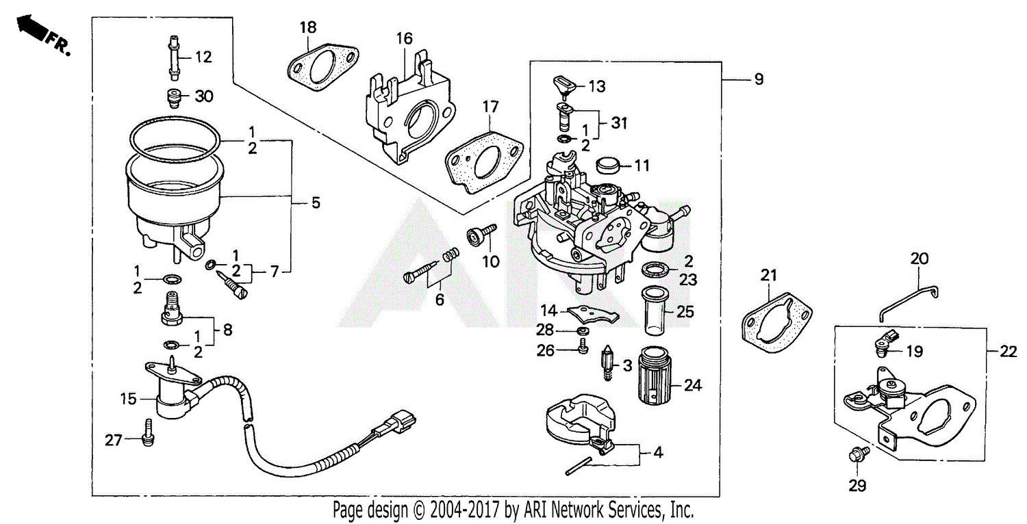 Honda H5013 A4/B MULTI-PURPOSE TRACTOR, JPN, VIN# FAHA-2100001 TO FAHA ...