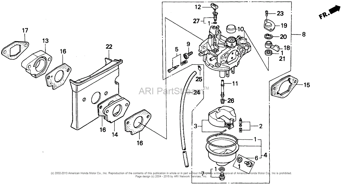 Honda H1011 SAC RIDING MOWER, USA, VIN# MZAW-6000001 Parts Diagram for ...