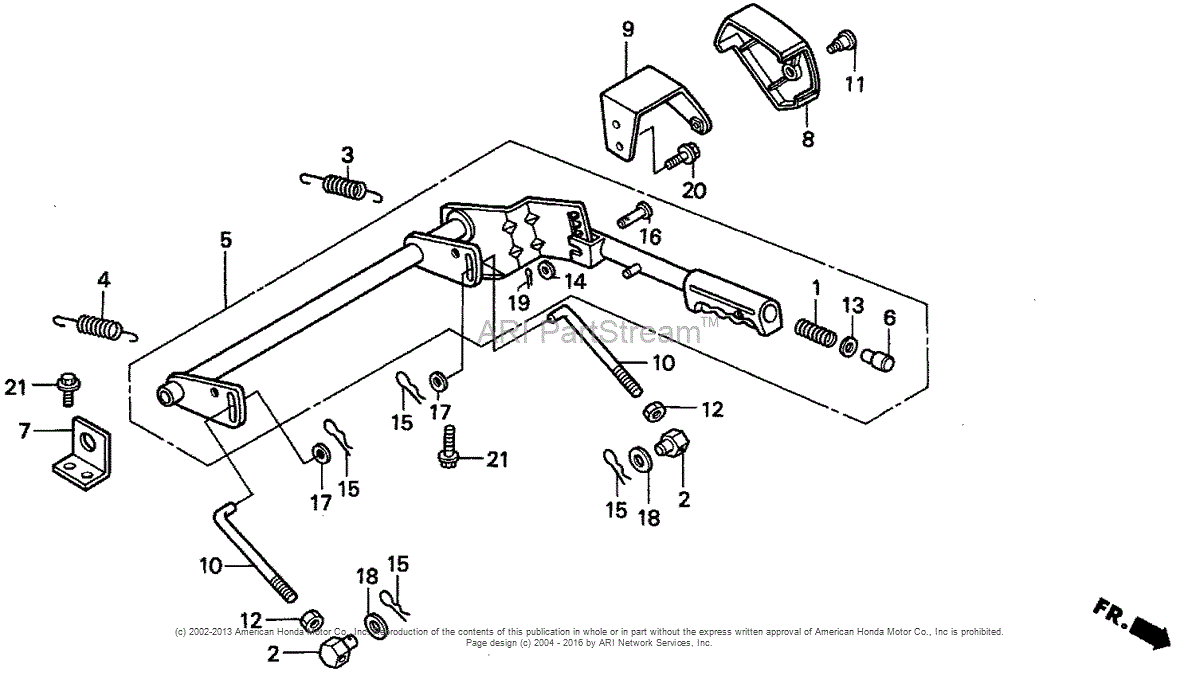 Honda H3013H HSA RIDING MOWER, JPN, VIN# MZAH-6000001 Parts Diagram for ...