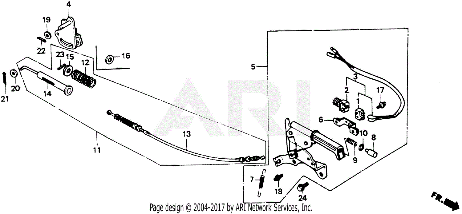 Honda HT-R3009K1 SA RIDING MOWER, JPN, VIN# MA1T-5100001 Parts Diagram