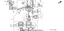 Honda F401 Ad Rototiller Jpn Vin F401 1000001 To F401 1099999 Parts Diagrams