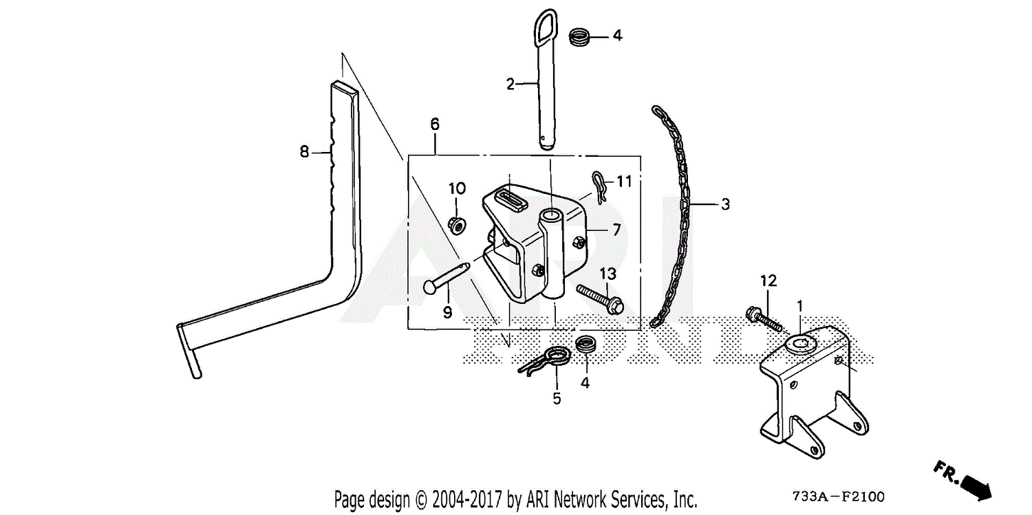 Honda F501 Tiller Parts