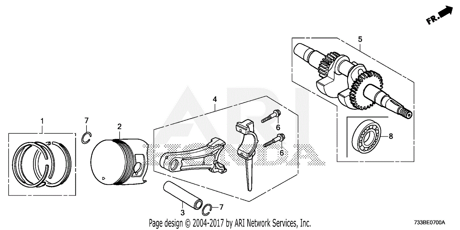 Honda FC600K2 AH ROTOTILLER, CHN, VIN# GCAAH-1000001 Parts Diagram for ...