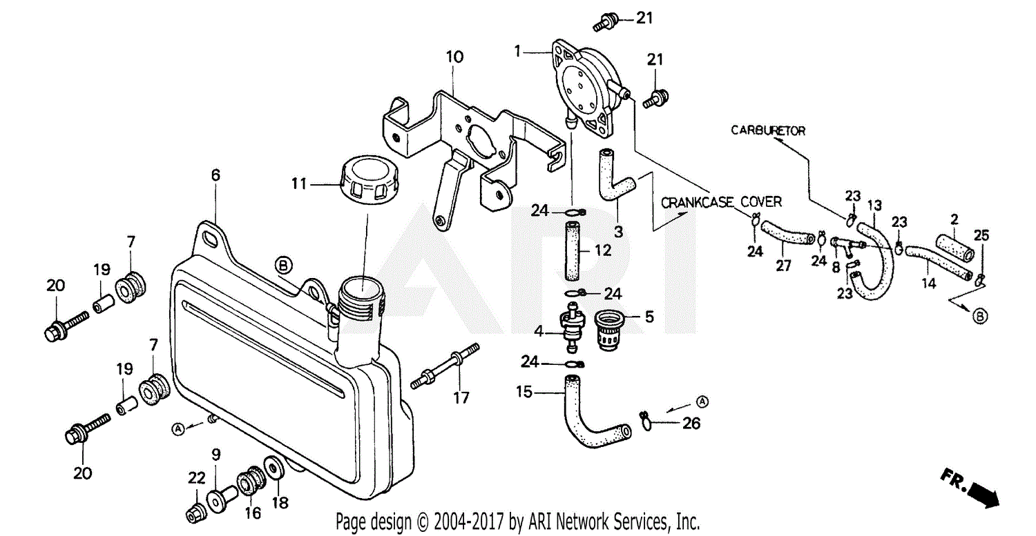 Honda Fg100 Parts Diagram