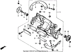 Diagram Of Honda Snow Blower Parts Hs35 A Snow Blower Jpn Vin