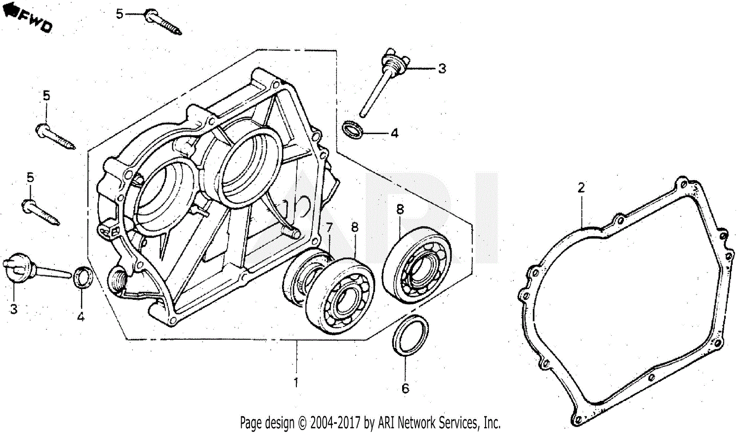 Honda HS50 WA SNOW BLOWER, JPN, VIN# HS50-1000784 Parts Diagram for ...