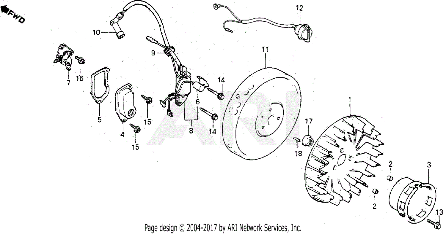 Honda Hs50 Wa Snow Blower, Jpn, Vin# Hs50-1000784 Parts Diagram For 