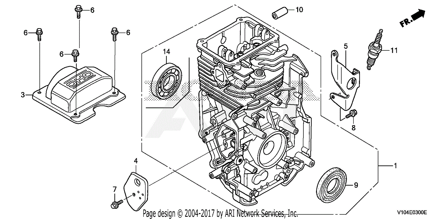 Honda HS720 AMA SNOW BLOWER, USA, VIN# GCAAA-1000001 Parts Diagram for ...