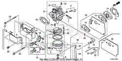 Honda HS720 ASA SNOW BLOWER, USA, VIN# GCAAA-1000001 Parts Diagrams