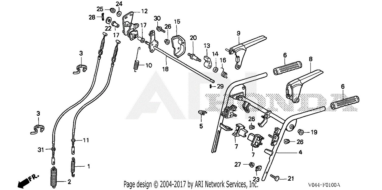 Honda HS724 WA SNOW BLOWER, JPN, VIN# GCAE-1000001 TO GCAE-1899999 ...