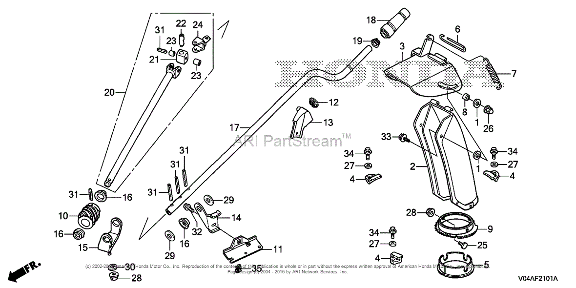 Honda HS724K1 TA SNOW BLOWER, JPN, VIN# SZBE-2400001 Parts Diagram for ...