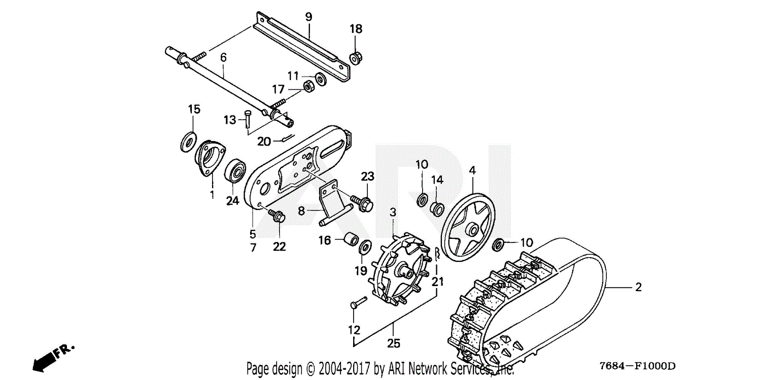Honda HS928 TAS/A SNOW BLOWER, JPN, VIN# SZAS-1130001 Parts Diagram for