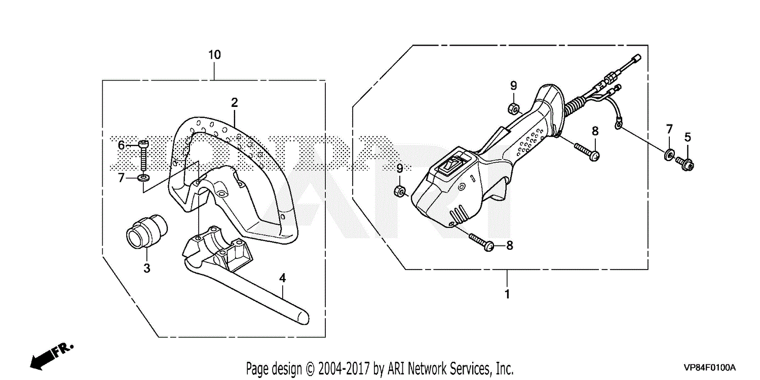 Honda UMC425A LAAT/A TRIMMER/BRUSH CUTTER, THA, VIN# GCALT-4000001 Parts  Diagrams