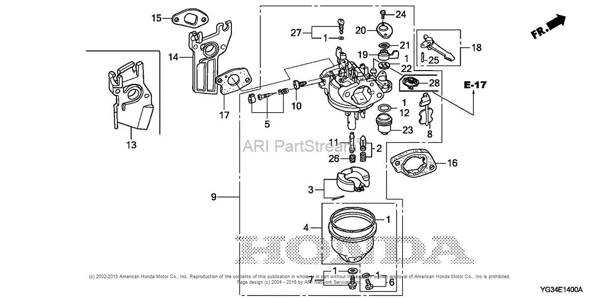 Honda Wb20xt3 A Water Pump, Tha, Vin# Wabt-3000001 Parts Diagram For 