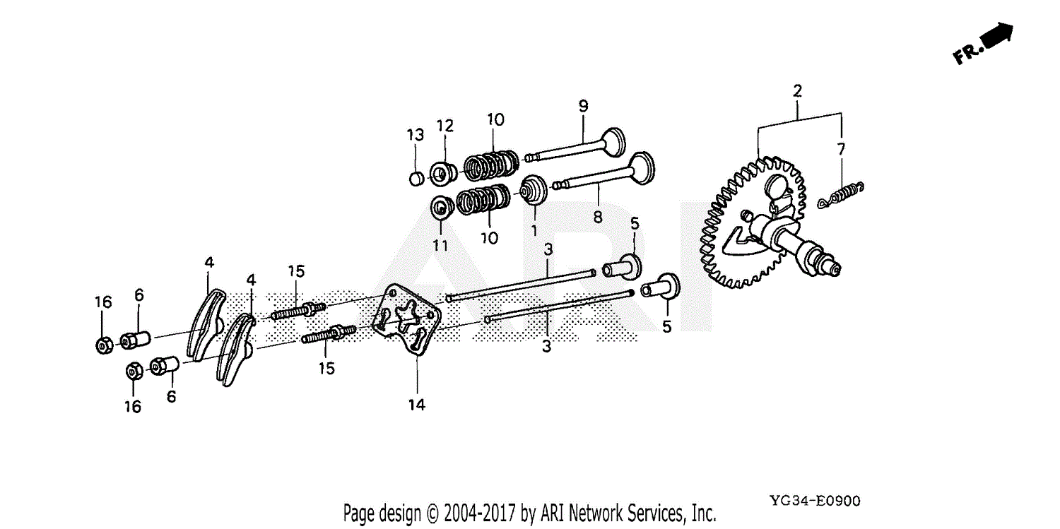 Honda WB30XT3 A WATER PUMP, THA, VIN# GCBRT-1000001 TO GCBRT-2999999 ...