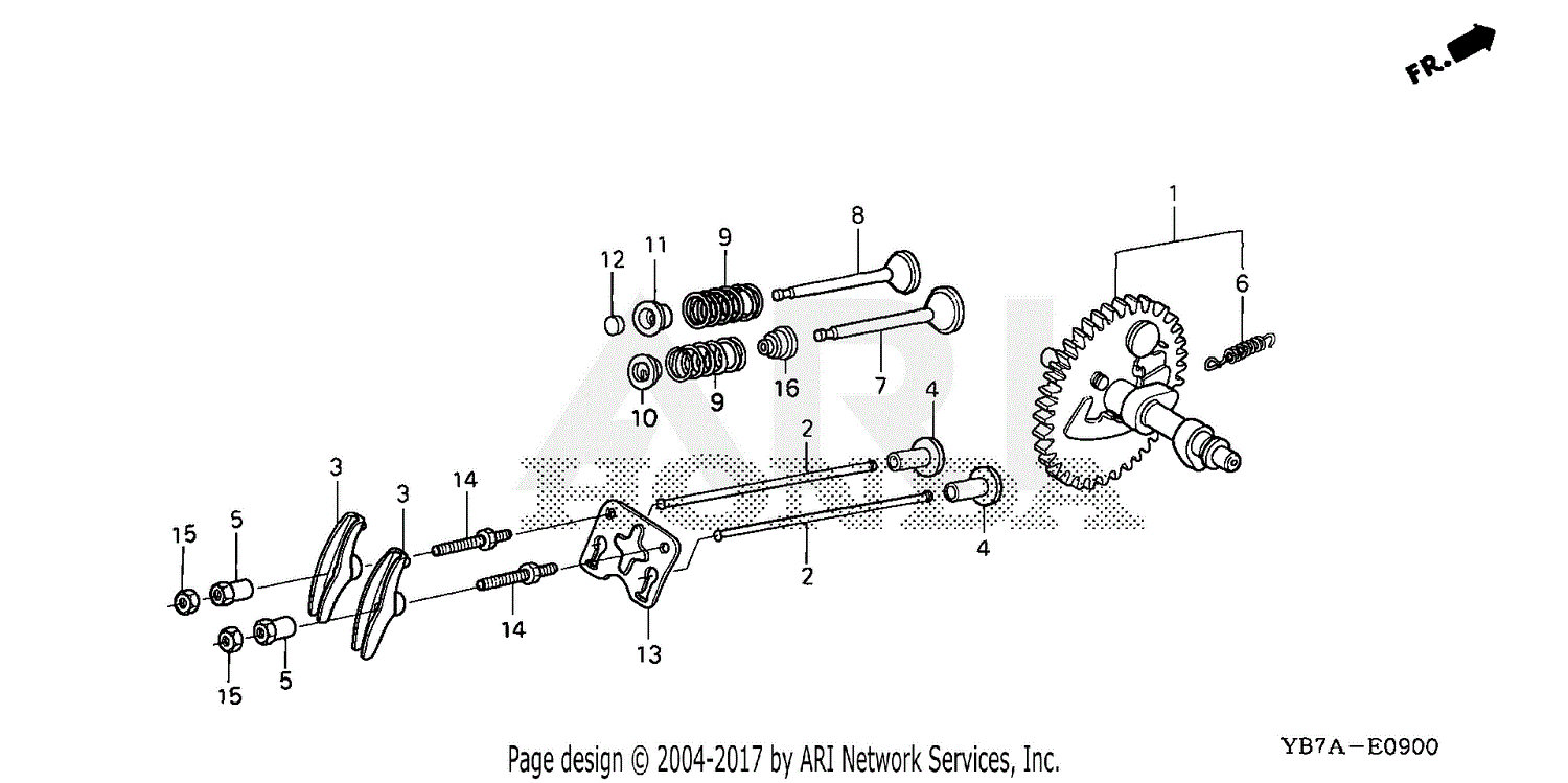 Honda Wh20x Cr Water Pump Jpn Vin Gx140 1000001 To Gx140 3263982 Parts Diagram For Camshaft