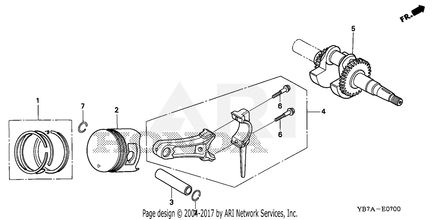 Honda WH20X CR WATER PUMP, JPN, VIN# GX140-1000001 TO GX140-3263982 ...