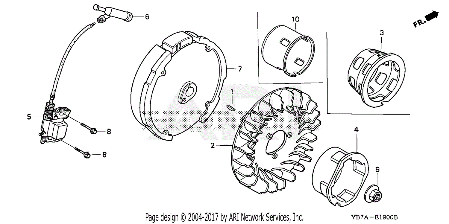 Honda Wh20x Cr Water Pump Jpn Vin Gx140 1000001 To Gx140 3263982 Parts Diagram For Flywheel