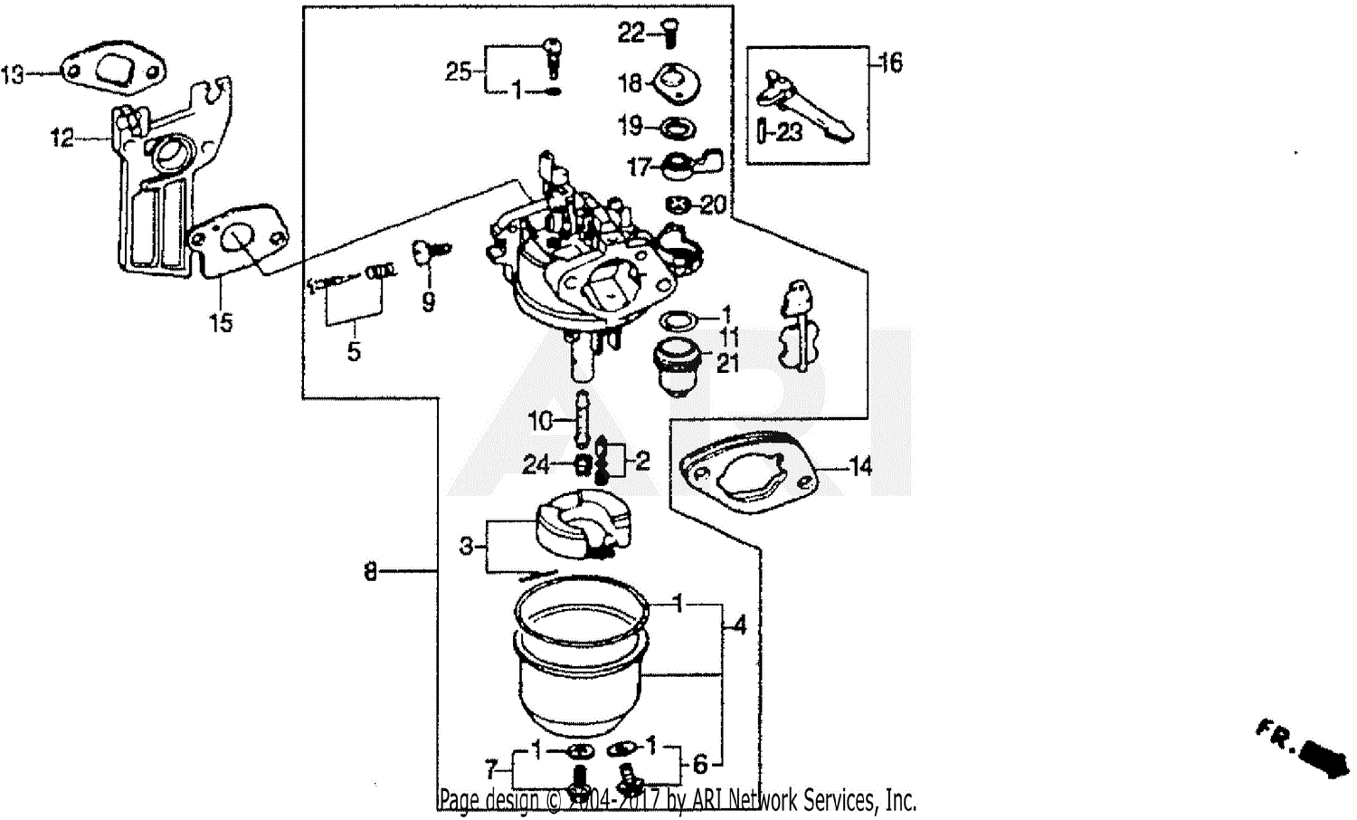 Honda WMP20X A1 WATER PUMP, USA, VIN# WMP20X-1000001 Parts Diagram for ...