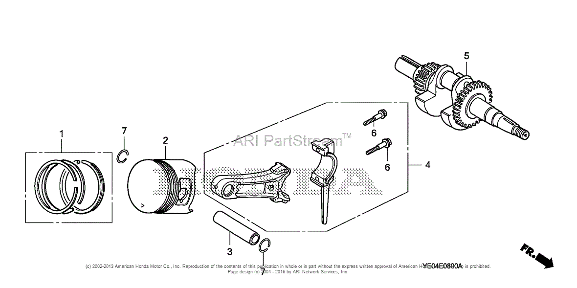 Honda WMP20X1 A1T WATER PUMP, USA, VIN# WAAA-1030004 Parts Diagram for ...