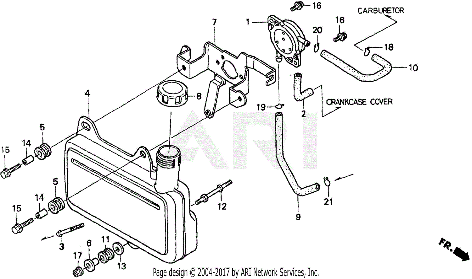 Honda WN20 AX1 WATER PUMP, JPN, VIN# WZBV-1000001 Parts ... 4 water well diagrams 