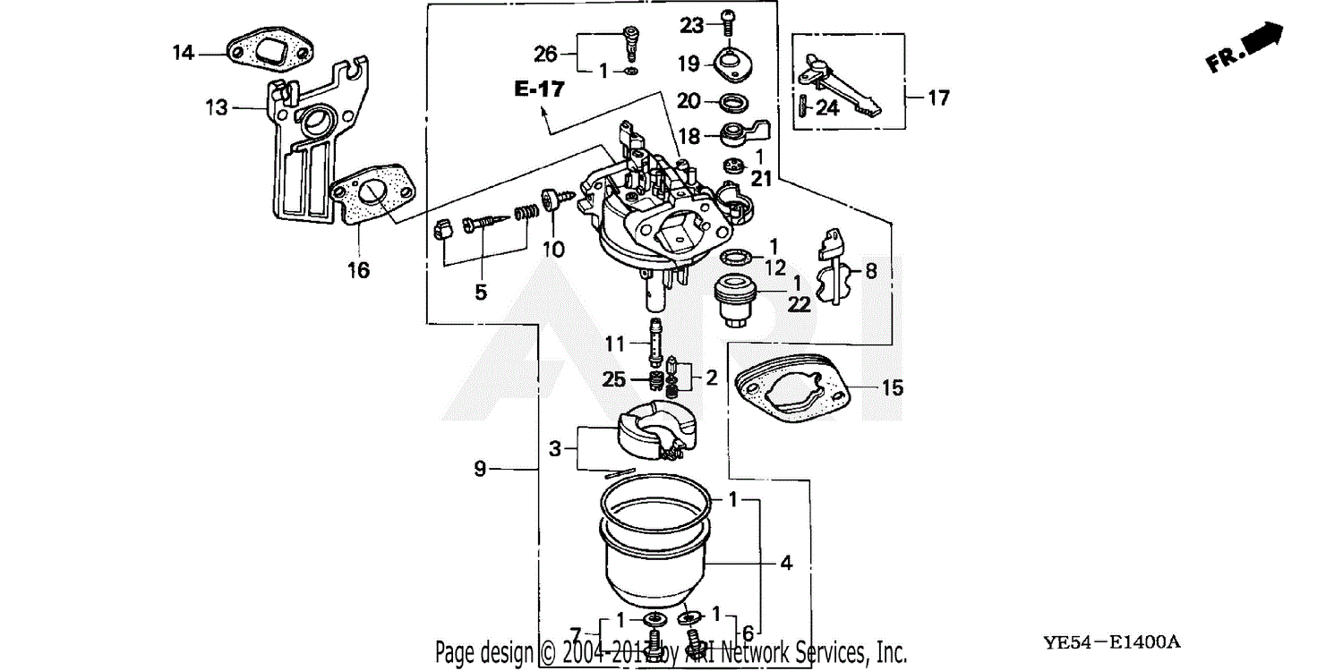 Honda Wp20x Acf6 A Water Pump Jpn Vin Wzbe 1400001 Parts Diagram For Carburetor