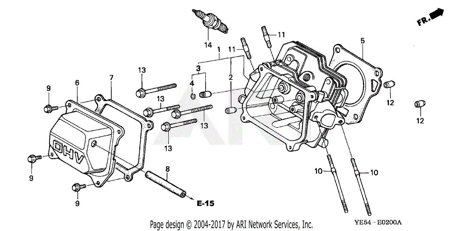 Honda Wp20x Acf6 A Water Pump Jpn Vin Wzbe 1400001 Parts Diagram For Cylinder Head