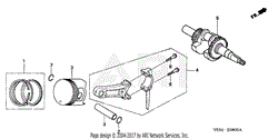 Honda WP20X ACF6/A WATER PUMP, JPN, VIN# WZBE-1400001 Parts Diagram for ...