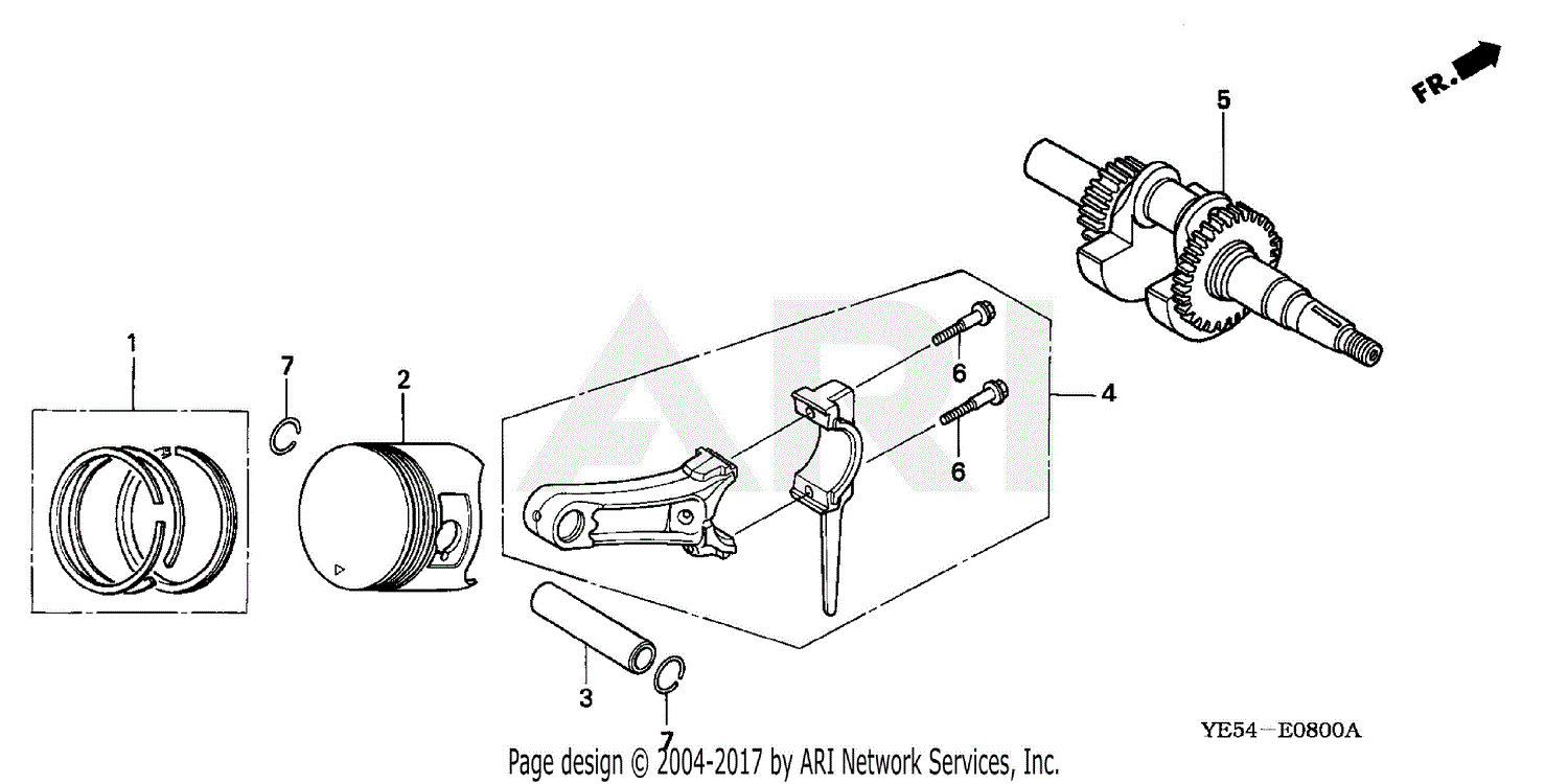 Honda WP30X ACF6/A WATER PUMP, JPN, VIN# WZBF-1300001 Parts Diagram for ...