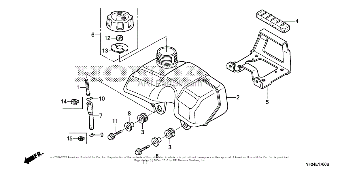 Honda WX15 AX2/B WATER PUMP, JPN, VIN# WZBY-1100001 Parts Diagram For ...