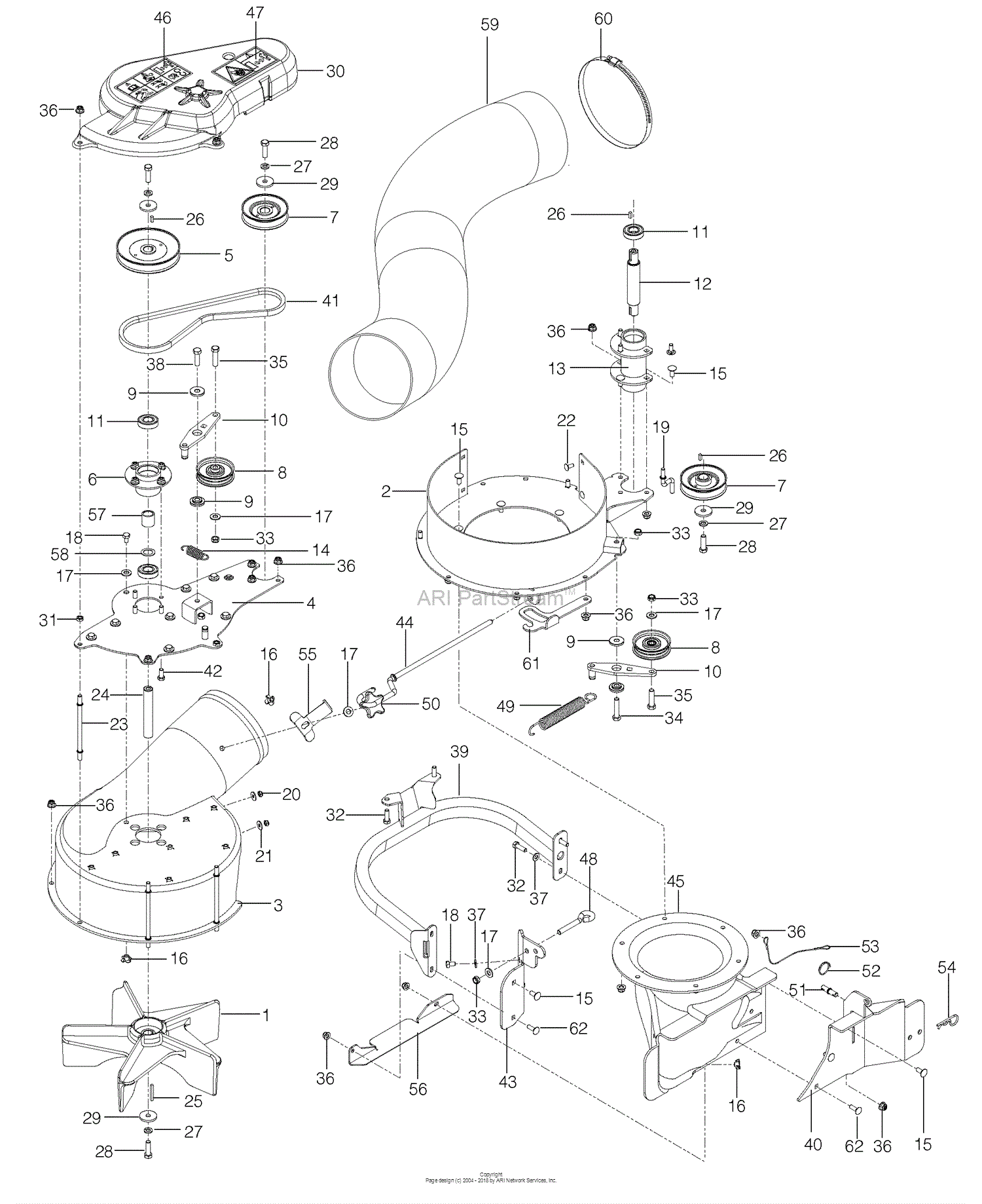 Husqvarna Collection System (966406901) (2010-01) Parts Diagram for ...