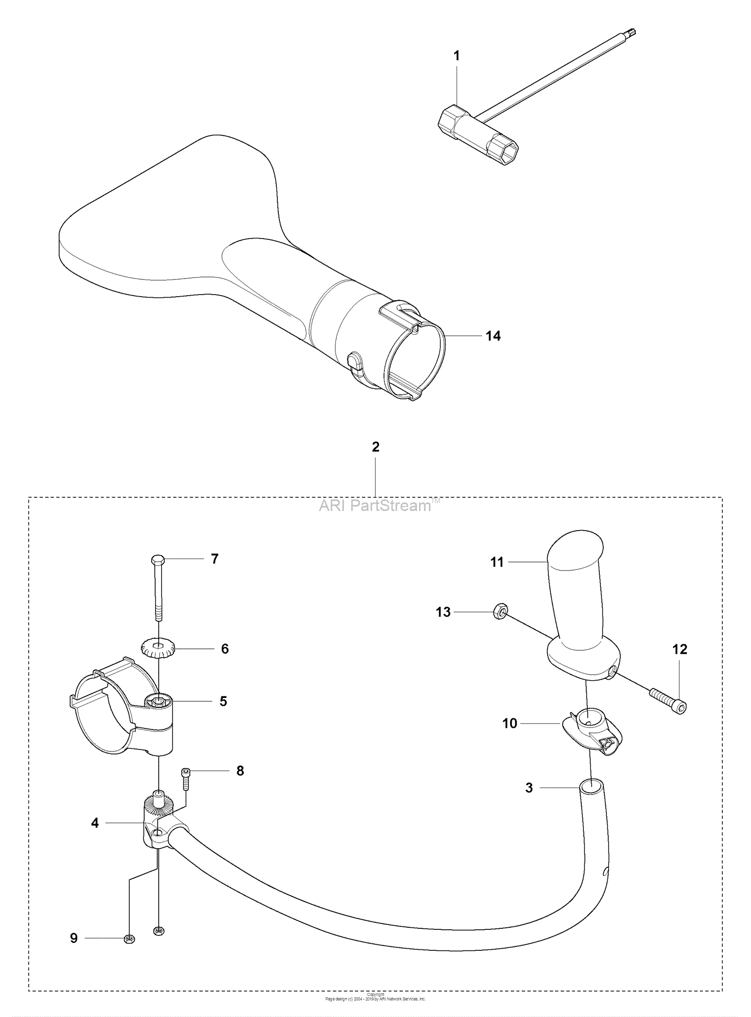 Husqvarna 130 BT (200701) Parts Diagram for Accessories