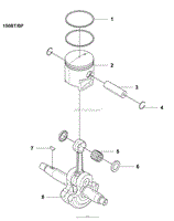 Husqvarna 150 BT (2008-10) Parts Diagrams