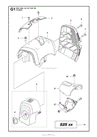 Husqvarna 525 L (2013-03) Parts Diagrams