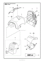 Husqvarna 525 RX (2013-03) Parts Diagram for COVER