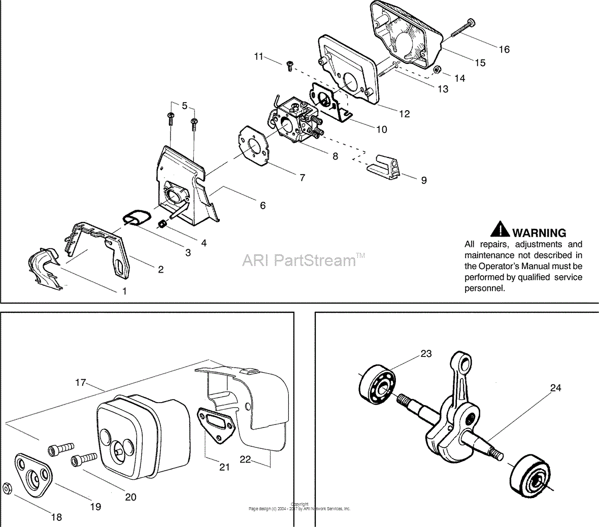 Husqvarna 137 схема