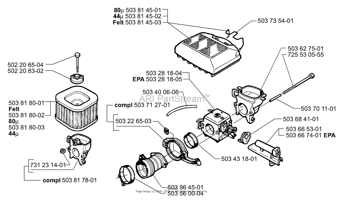 Husqvarna 372 Xp Parts Diagram