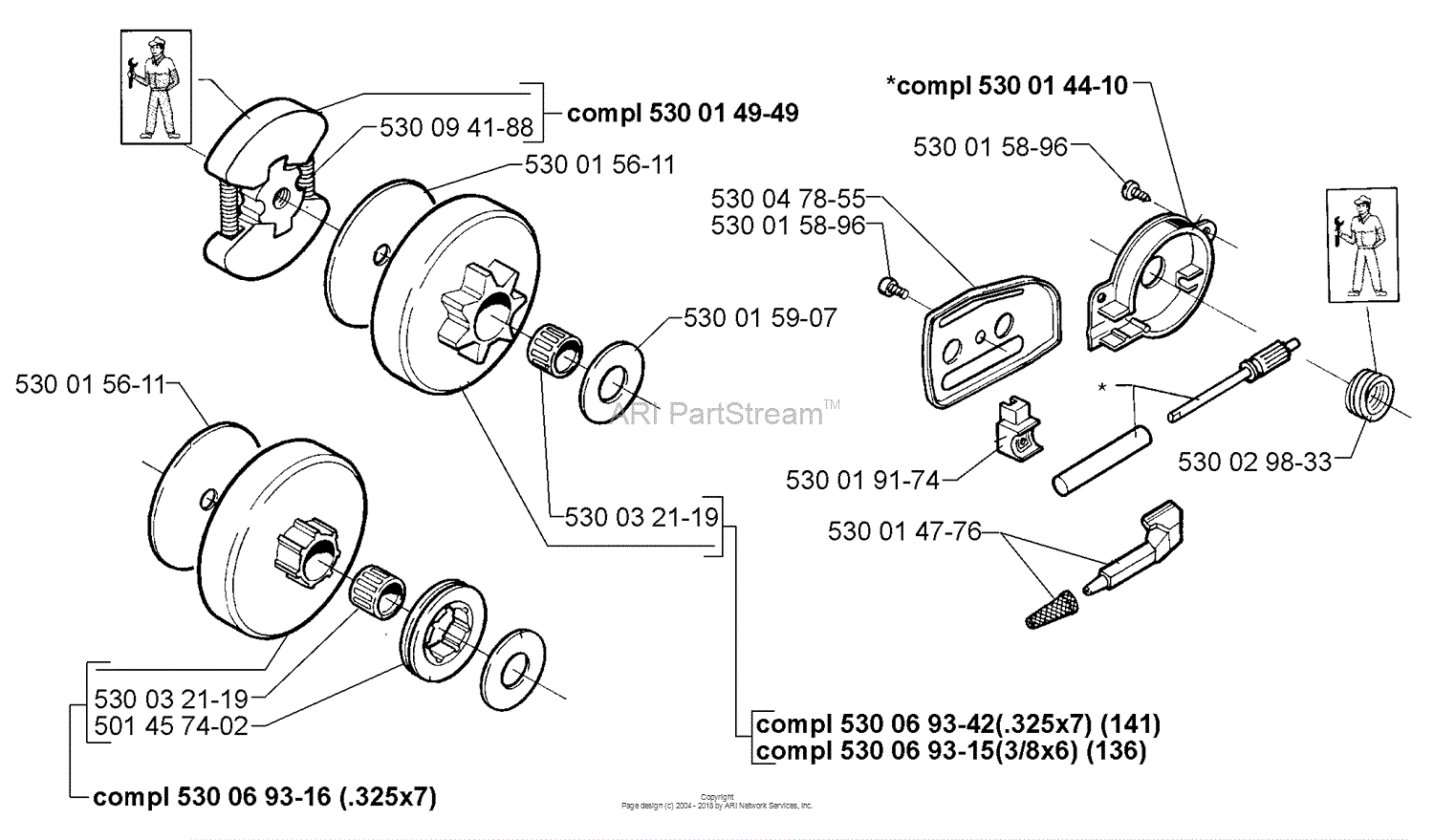 Husqvarna 137 схема